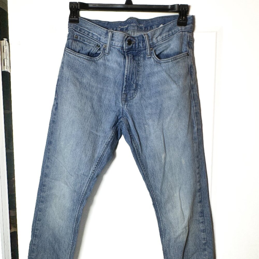 Old Navy Jeans Mens 30x30 Slim Straight Built Tough Blue Denim Cotton